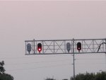 Red Signals At Dusk